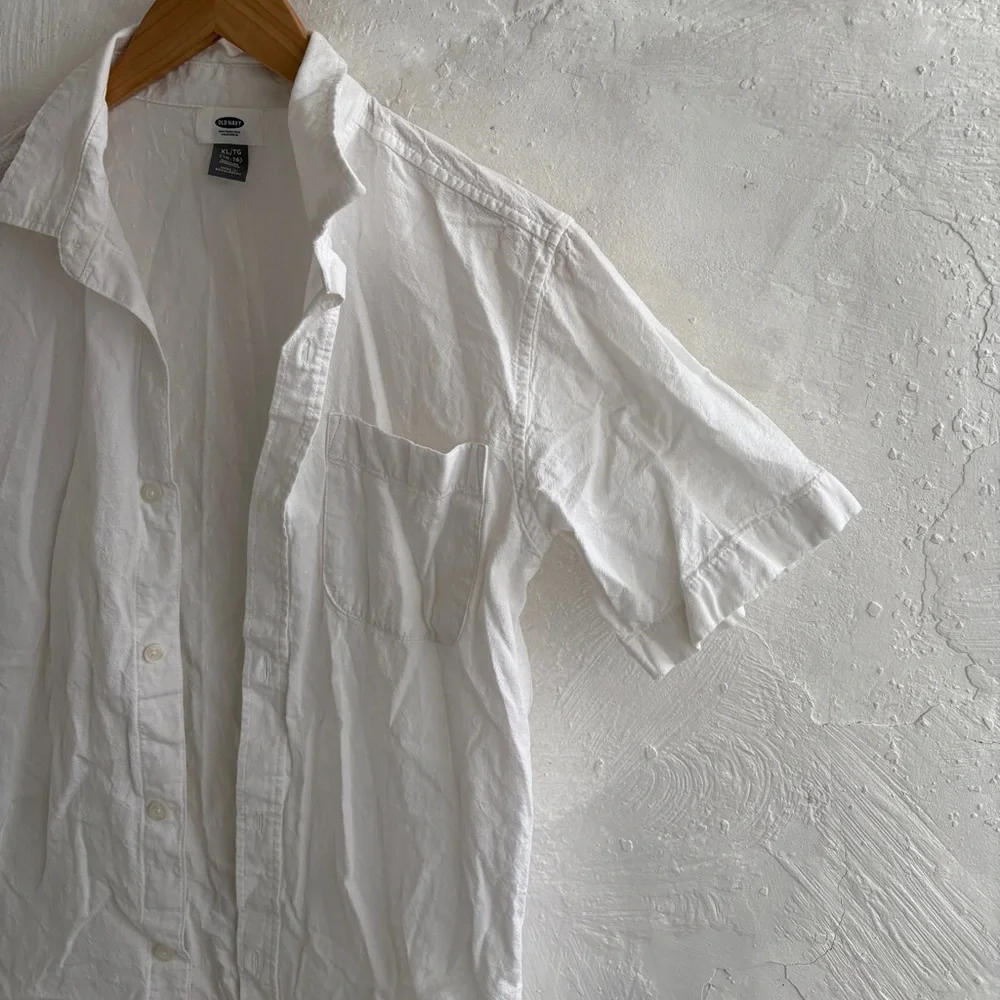 Boys Old navy XL casual button down short sleeve